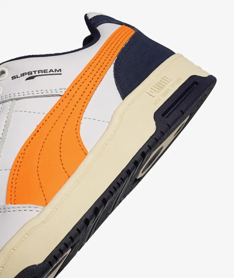 Puma SLIPSTREAM LO RETRO - Puma White-Vibrant Orange