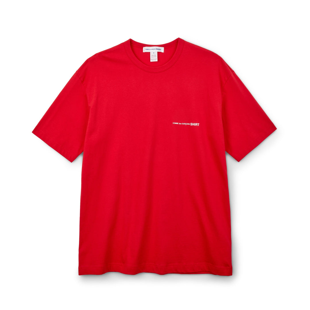 COMME DES GARCONS PLAY Oversized Logo T-Shirt - Red
