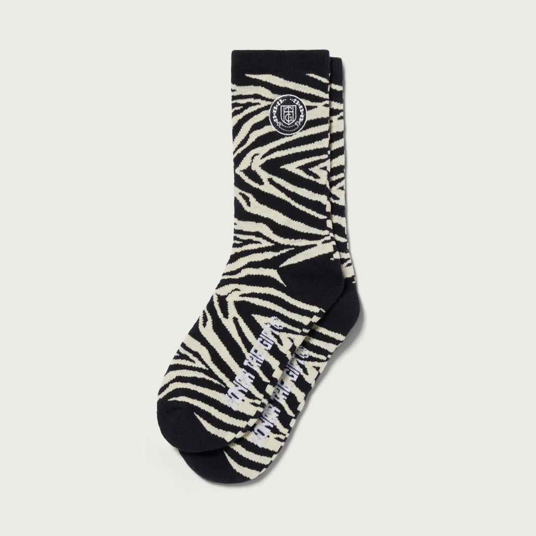 Honor The Gift HTG Heavy Knit Sock - Zebra