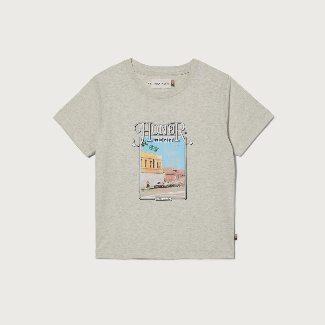 Honor The Gift For Children Kids Our Block - S/S Tee - Athletic Heather
