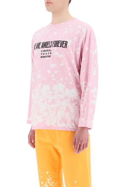 Unisex Angels Long Sleeve T-Shirt Knit - Pink 3