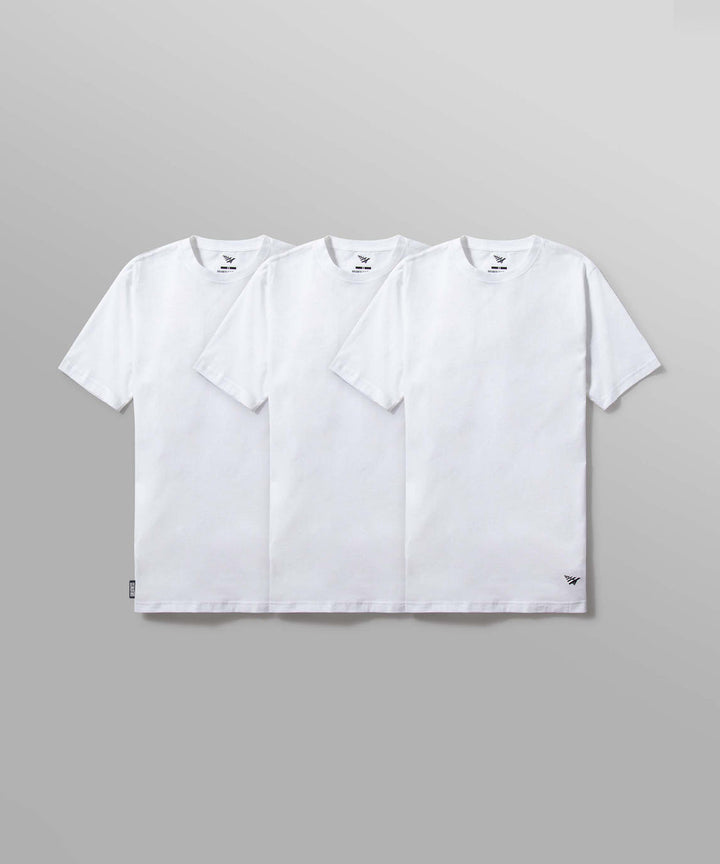 Paper Planes Essential 3 Pack Tee - White