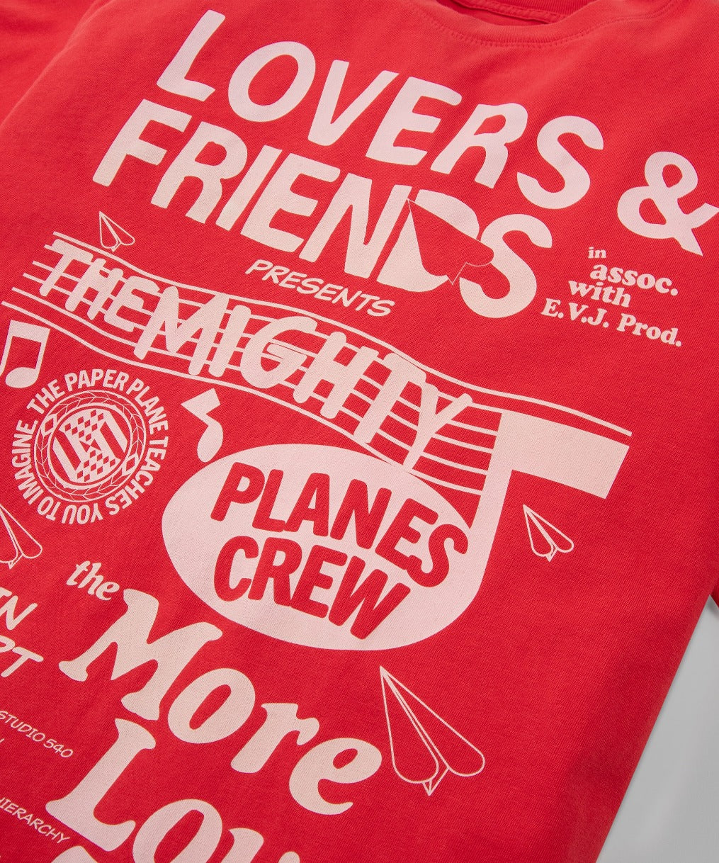 Paper Planes More Love Tour Tee - Red