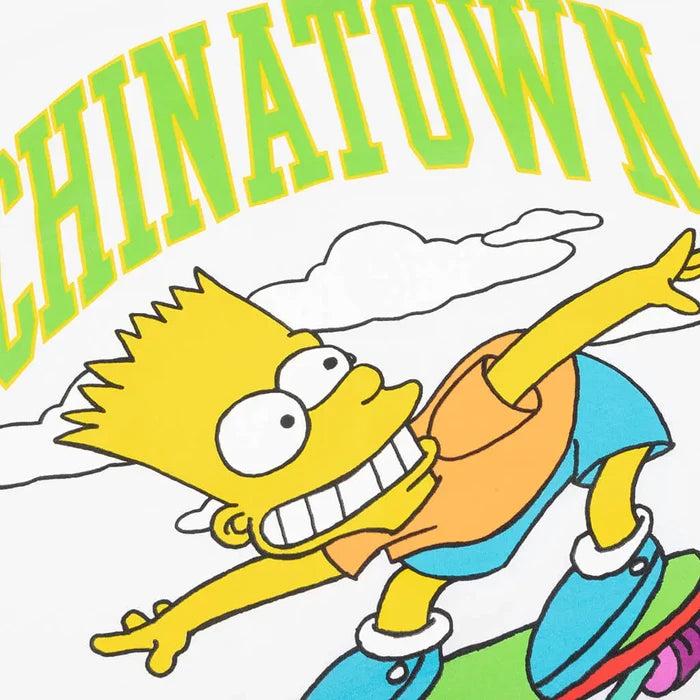 CHINATOWN MARKET  X THE SIMPSONS COWABUNGA ARC T-SHIRT - WHITE