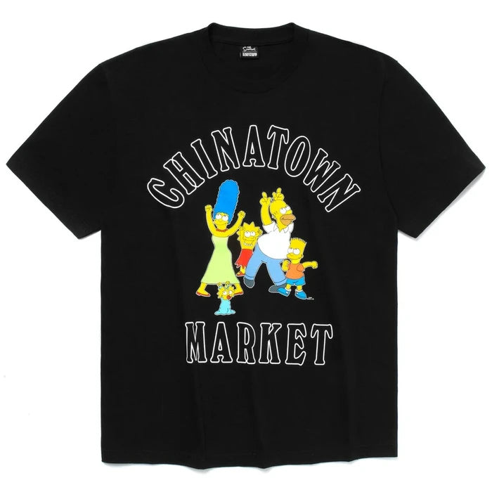 CHINATOWN MARKET  X THE SIMPSONS FAMILY OG T-SHIRT - BLACK