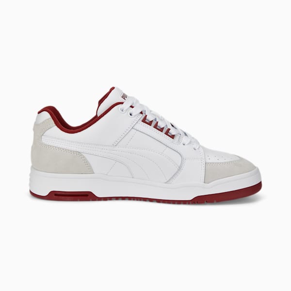 PUMA Slipstream Lo Retro Men's Sneakers - Puma White-Intense Red