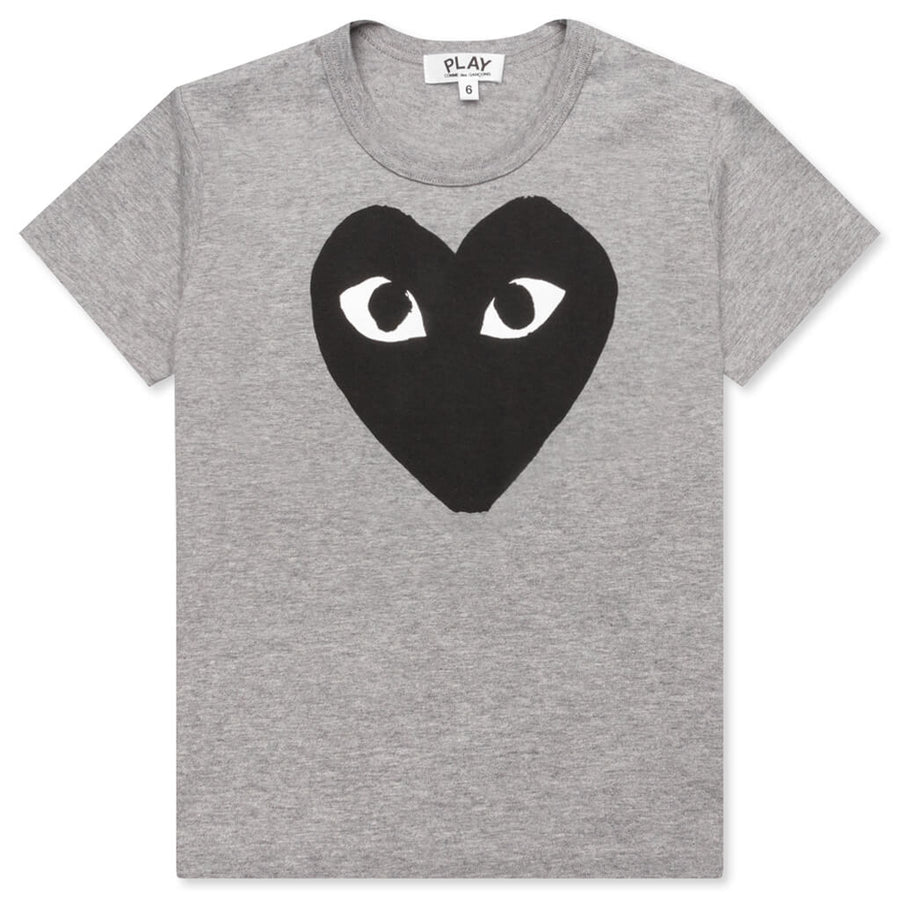 Comme Des Garcons Kids For Children Heart T-Shirt  - Grey - AZ-T583-100