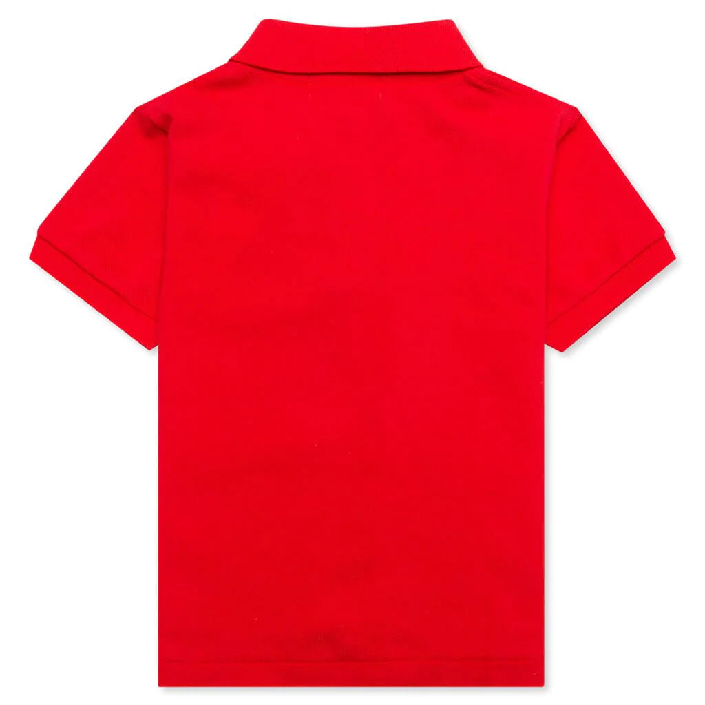 Comme Des Garcons Kids For Children Polo Shirt - Red - AZ-T505-100-4