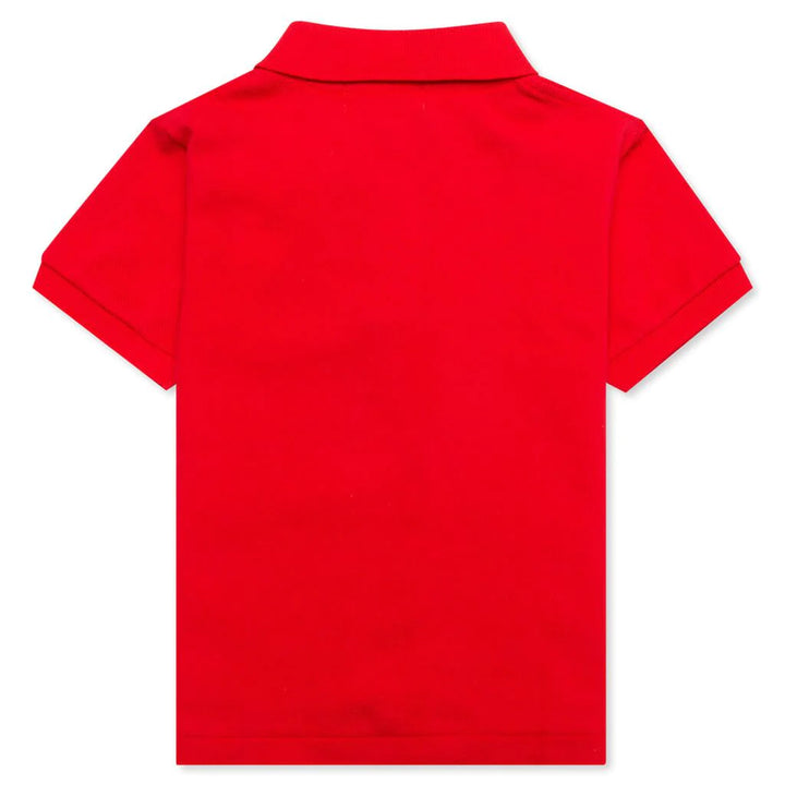 Comme Des Garcons Kids For Children Polo Shirt - Red - AZ-T505-100-4