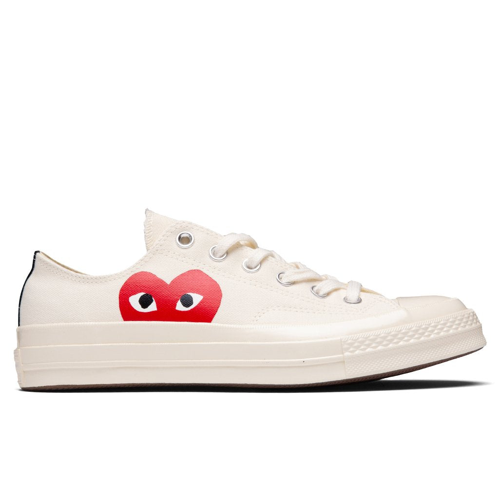 CONVERSE X COMME DES GARCONS PLAY ALL STAR CHUCK '70 OX - WHITE AZ