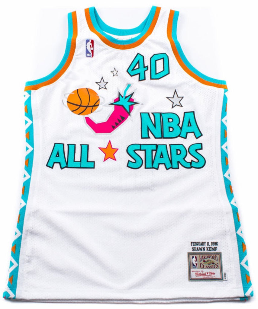 MITCHELL & NESS Shawn Kemp 40 1996 NBA All Star Jersey 36 Size M