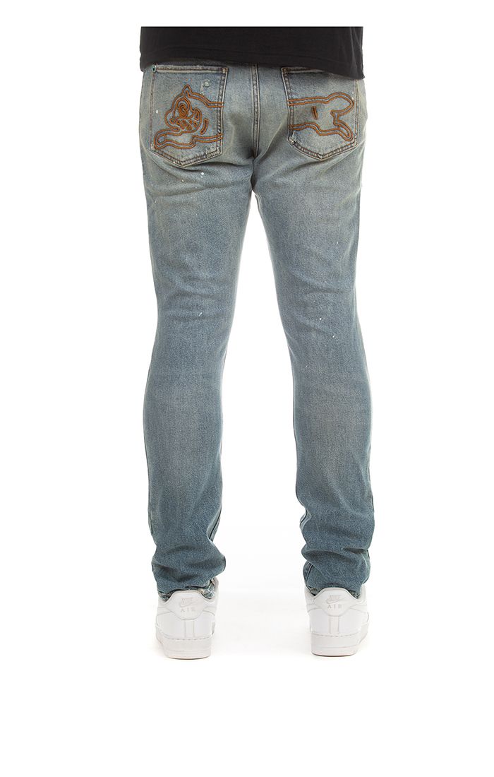 Icecream gelatto jean - vintage wash blue jean