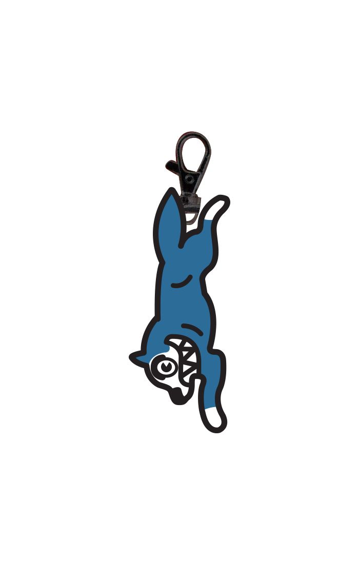 ICECREAM key chain - dark blue