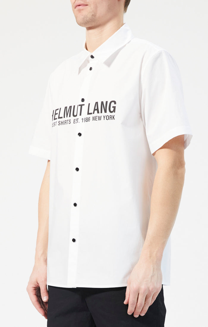 Helmut Lang Logo SS Shirt - White