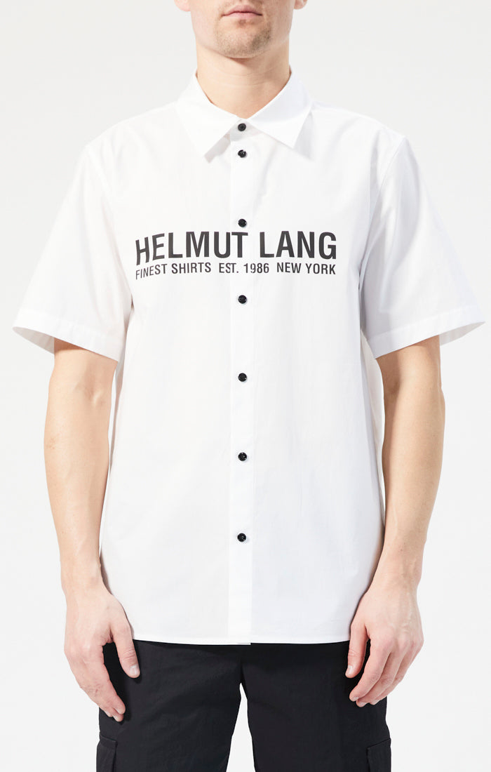 Helmut Lang Logo SS Shirt - White