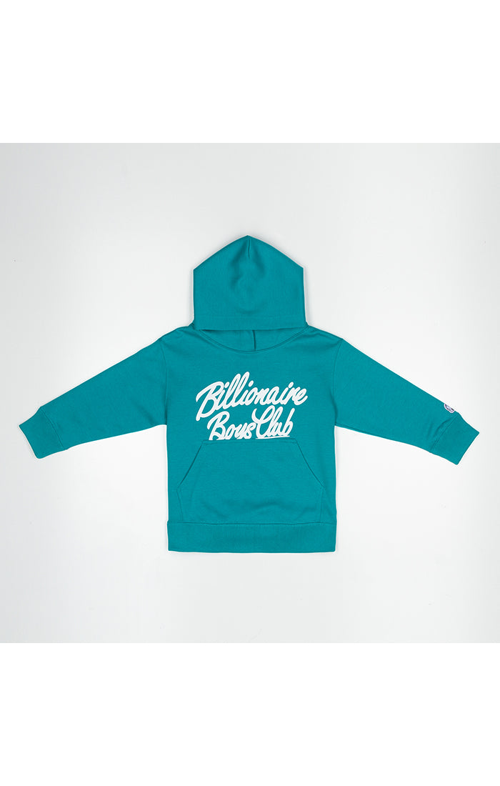 Billionaire Boys Club For Children bb script hoodie - blue grass