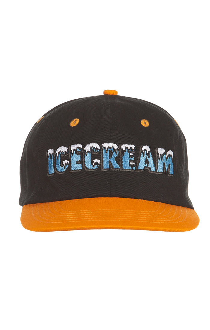 ICECREAM icicle panel hat - black