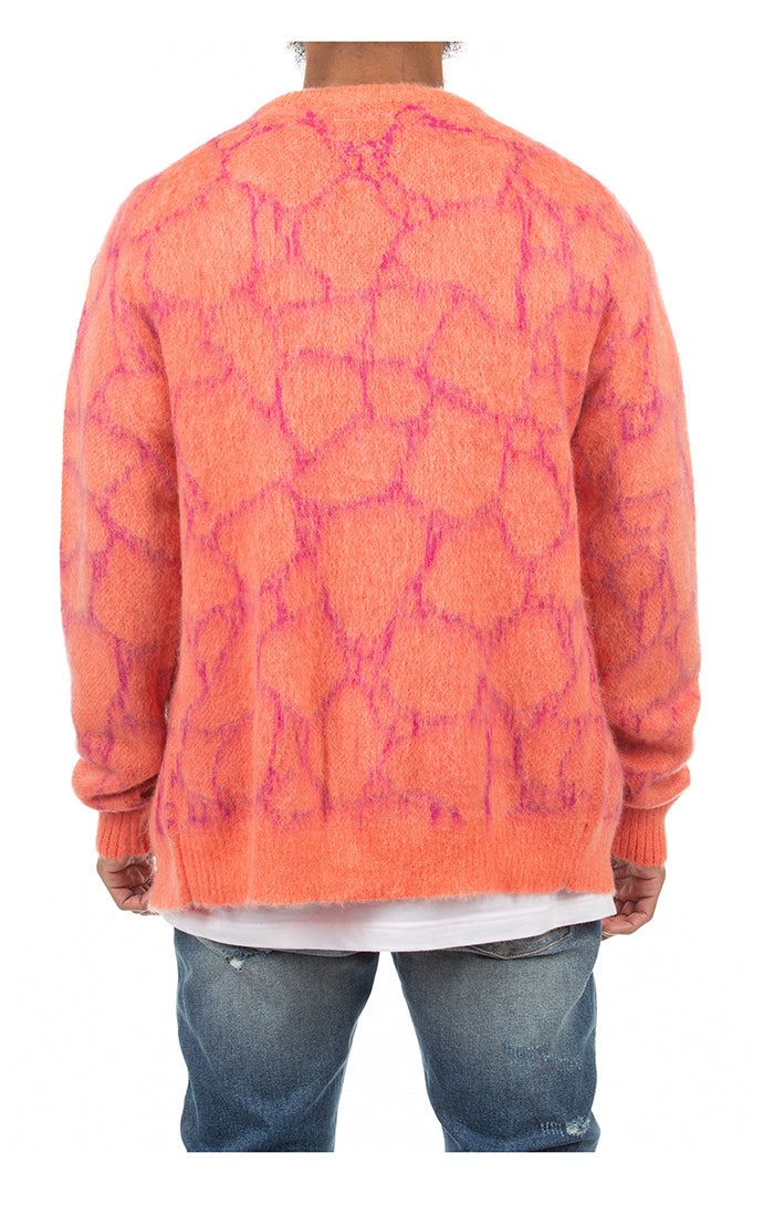 Billionaire Boys Club bb spelunk sweater - hot coral