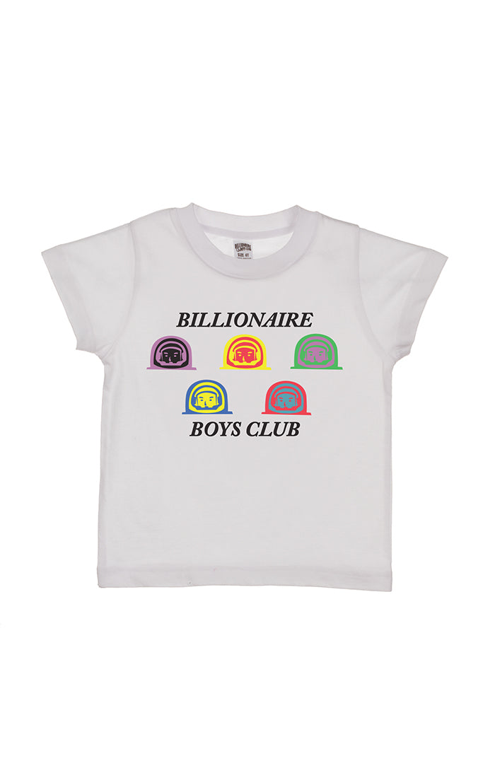 Billionaire Boys Club For Children bb prism ss tee - white